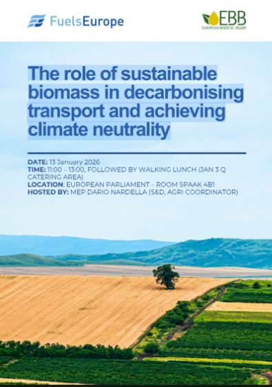 The role of sustainable biomass in decarbonising transport and achieving climate neutrality
